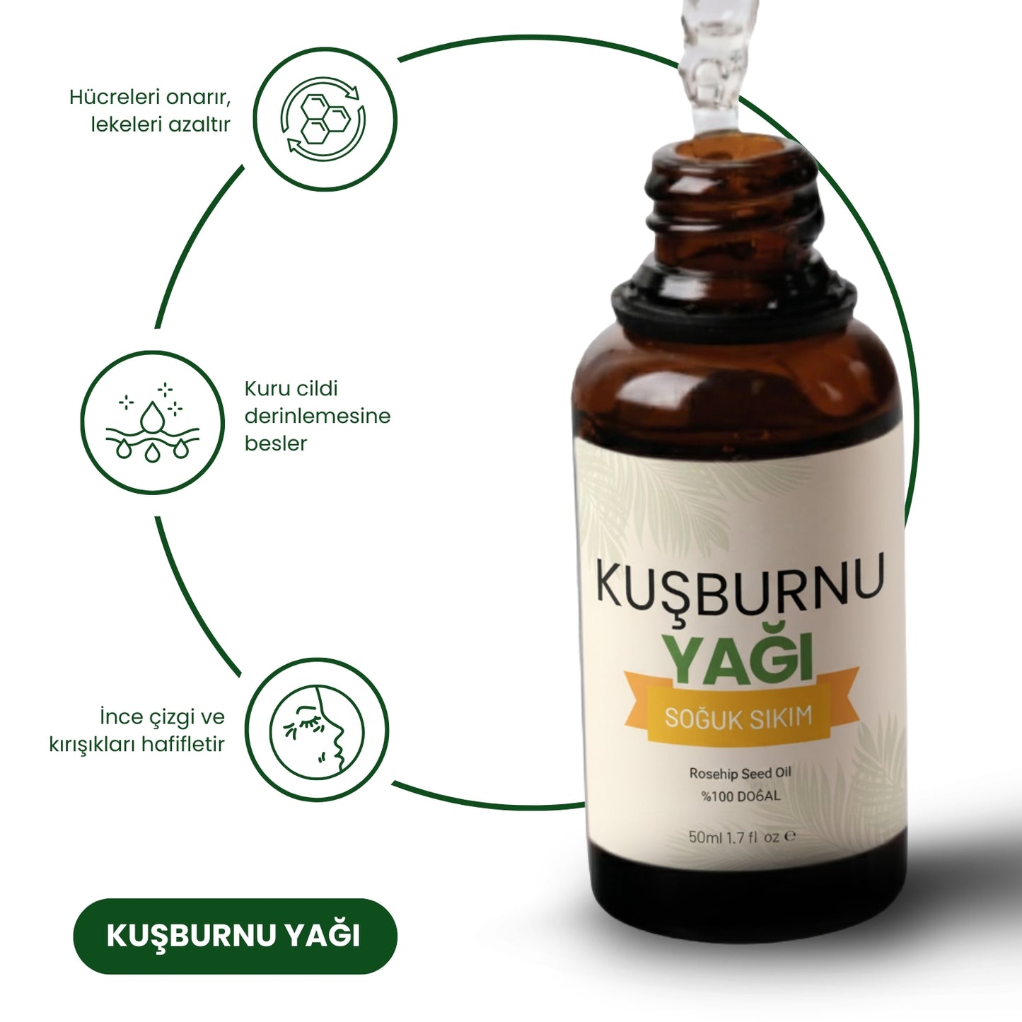 Aliyra Doğal Kuşburnu Yağı
