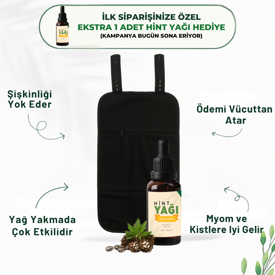 ALIYRA© Sağlık Paketi (Korse + Hint Yağı)