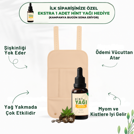 ALIYRA© Sağlık Paketi (Korse + Hint Yağı)