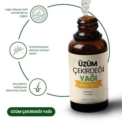 Aliyra Doğal Üzüm Çekirdeğ Yağı