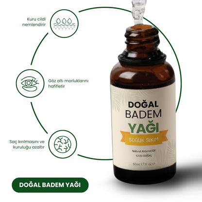 Aliyra Doğal Badem Yağı