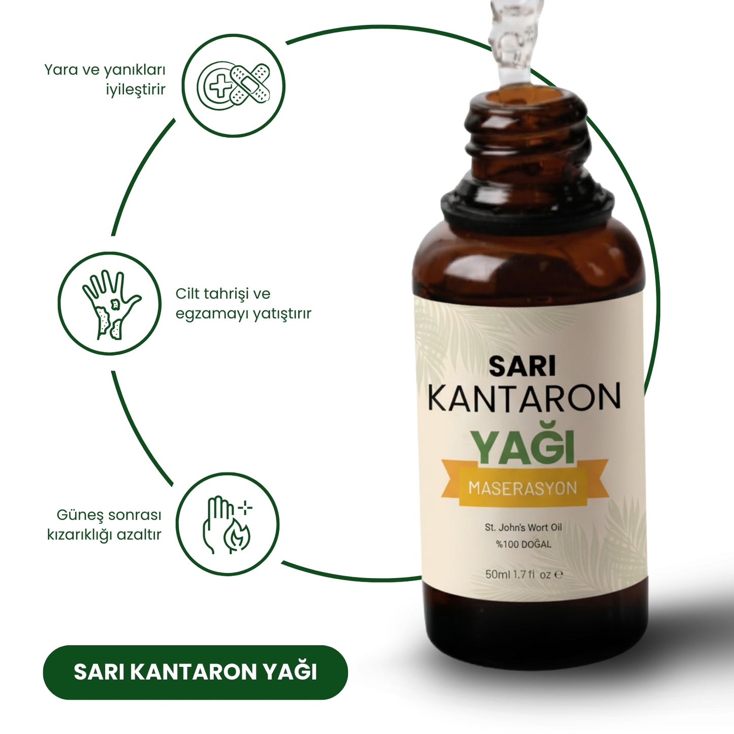 Aliyra Doğal Sarı Kantaron Yağı